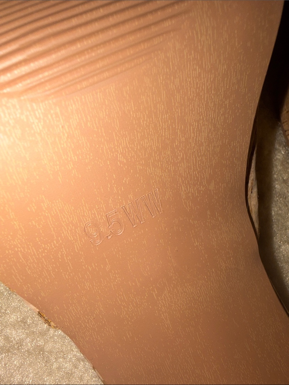 torrid Cork Platform Slide Sandals in Natural Tan - Picture 5 of 6